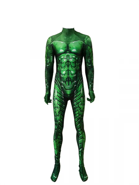 Top Trends: Halloween Adult / Kids Green Goblin Cosplay Costumes 3D Print Male Zentai Bodysuit Party Jumpsuits Shoppable Styles