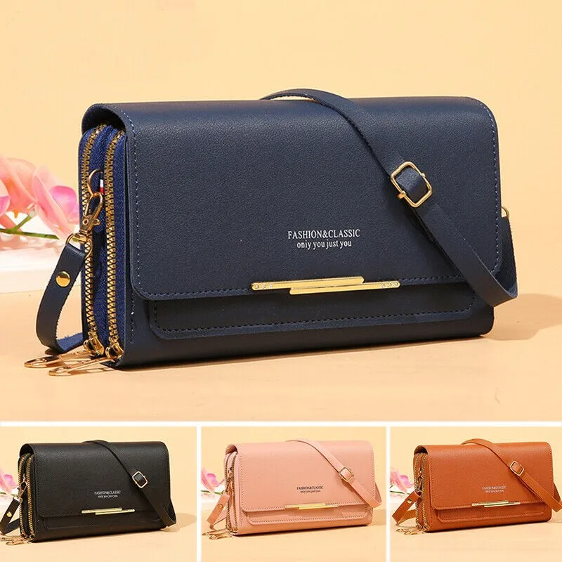 Top Trends: New Women Long Wallet Money Clutch Handbag Korean Large Capacity Multifunctional Shoulder Bag Hand Bag Zipper Purse Mobile Bag Shoppable Styles