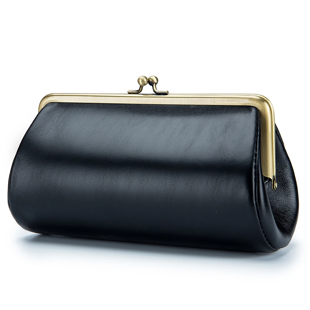 Top Trends: Genuine Leather Vintage Evening Bag Mobile Phone Bag Storage Bag Clip Wallet Shoppable Styles