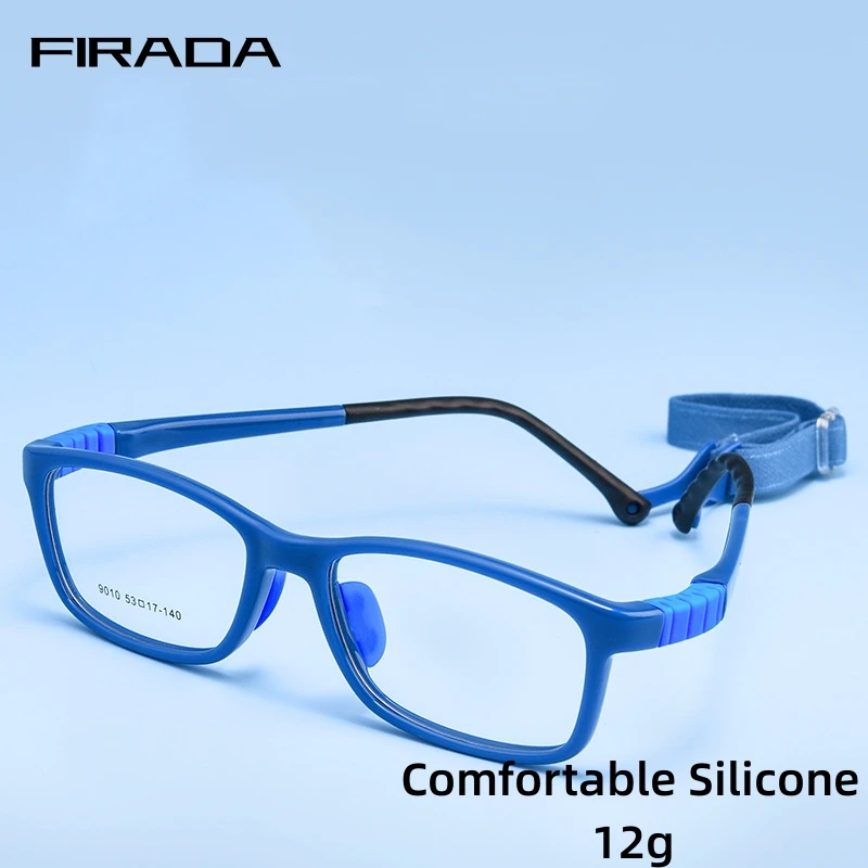 Top Trends: FIRADA Fashion Comfortable Eyewear Boys Screwless Silicone Eyeglasses Girls Optical Prescription Glasses Frame Children 9010ET Shoppable Styles