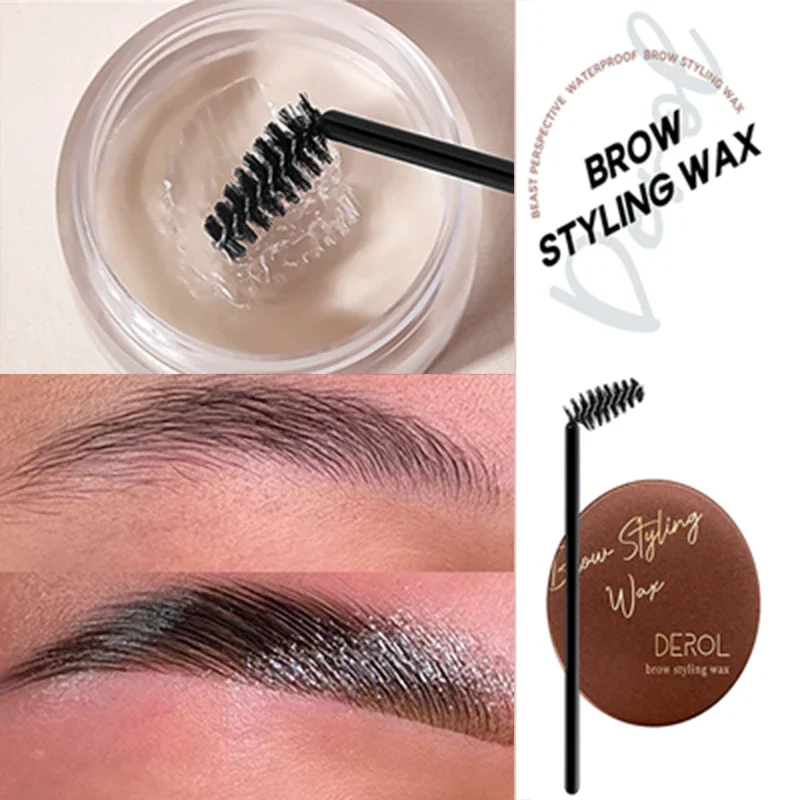 Top Trends: 3D Eyebrow Styling Cream Waterproof Quick-drying Makeup Eyebrow Sculpt Soap Natural Wild Brow Pomade Setting Gel Wax Shoppable Styles