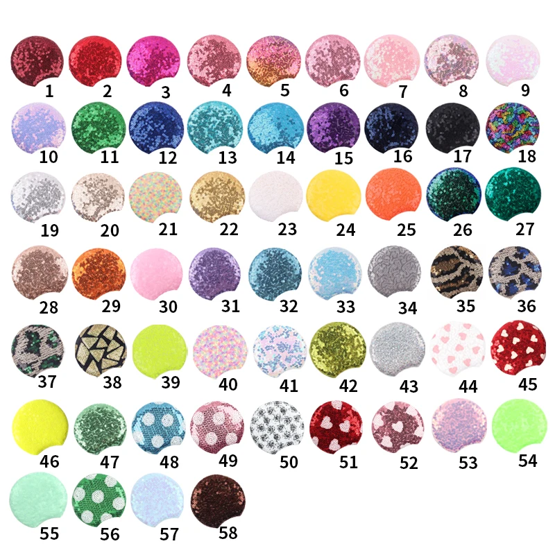 Top Trends: 10Pairs / Lot Wholesale 3.3'' Sequin Mouse Ears For Children Glitter Festival Headband Birthday Party Girls DIY Hair Accessories Shoppable Styles - Image 6