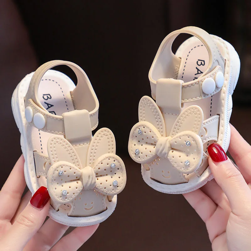 Top Trends: Fashion Style Baby Girl Bow Princess Shoes Pearl Rhinestone Butterfly Sandals For Girls Sequin Dance Performance Shoes For Kids Shoppable Styles - Image 2