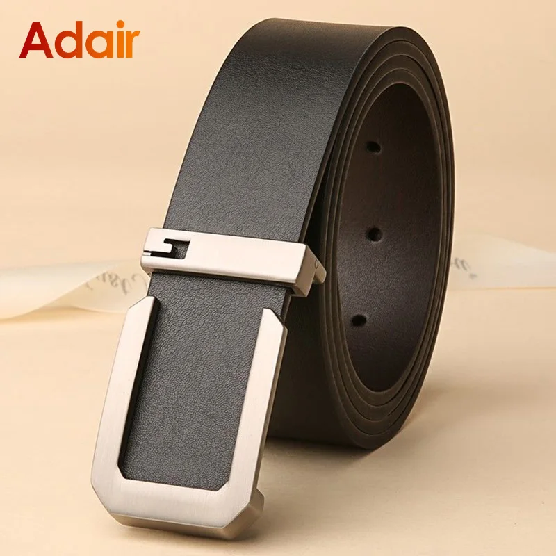 Top Trends: Men Belts Genuine Leather Bussines Fashion Designer Belt Luxury Casual Brand Waistband High Quality Belts For Men Strap HQ239 Shoppable Styles