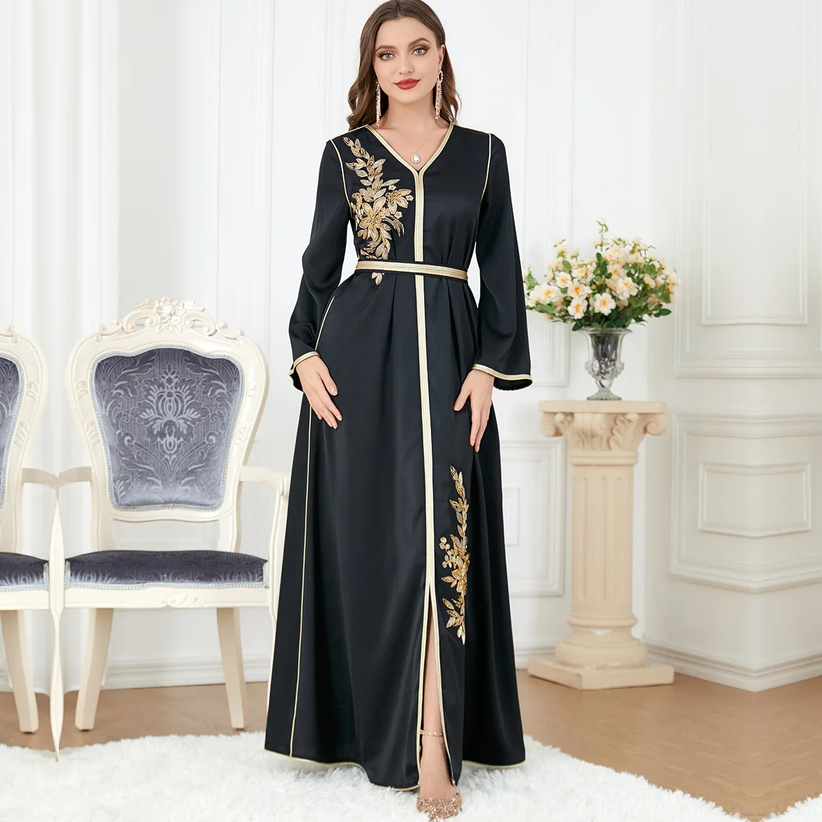 Top Trends: Black Abayas For Women Dubai Luxury 2023 Ramadan Muslim Jalabiya Dress Caftan Marocain Wedding Party Dresses Djellaba Femme Shoppable Styles