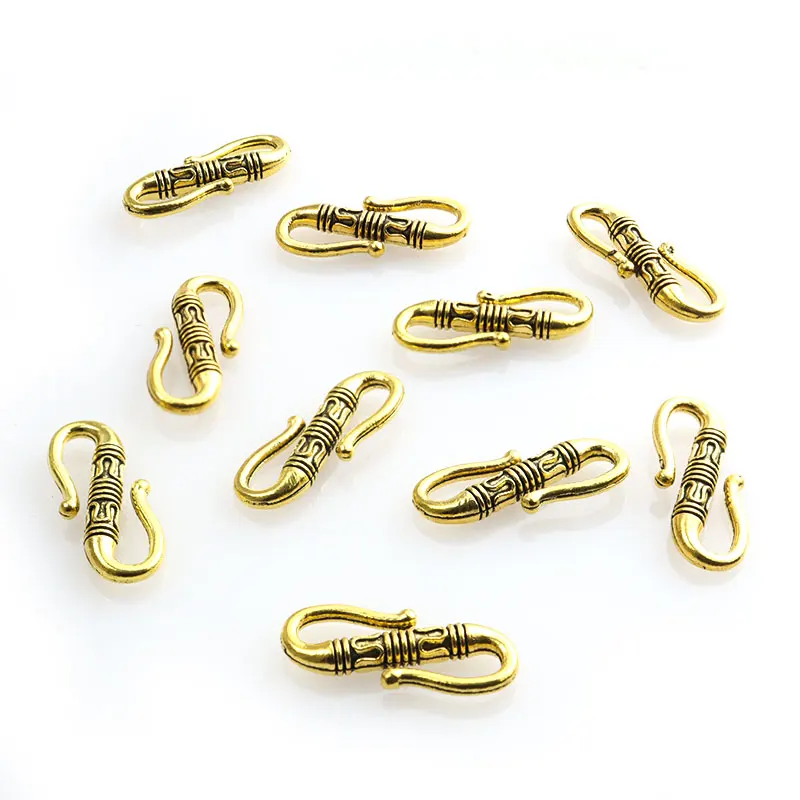 Top Trends: 20pcs Antique Style Zinc Alloy S Shaps Buckle Charm Connectors Bracelet Necklace Connect Clasps Diy Jewelry Findings Accessories Shoppable Styles - Image 4