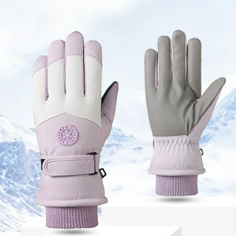 Top Trends: Waterproof Ski Gloves Women Men Winter Touch Screen Snow Gloves Fleece Lined Warm Thermal Gloves For Snowboard Skiing Cycling Shoppable Styles