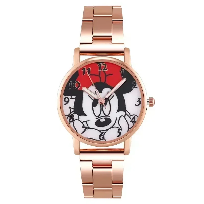 Top Trends: Disney Mickey Minnie Iron Belt Quartz Movement Children's Outdoor Kids Watch Relógio Reloj Inteligente Para Niños Shoppable Styles