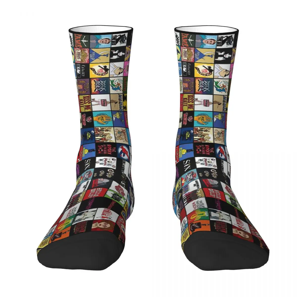 Top Trends: Broadways Musical Theatre Logos - Hand Drawn Men Women Socks Fashion Beautiful Spring, Summer, Autumn, And Winter Dressing Gifts Shoppable Styles