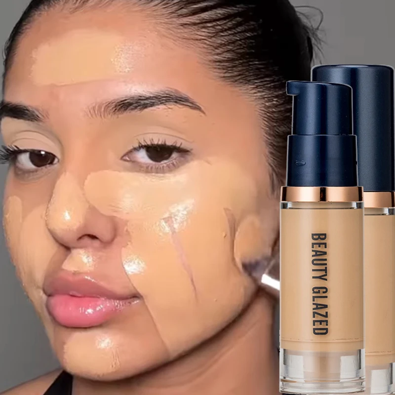 Top Trends: Waterproof Matte Liquid Foundation BB Cream Base Primer Moisturizing Full Coverage Concealer Contour Face Makeup Cosmetics 6ML Shoppable Styles