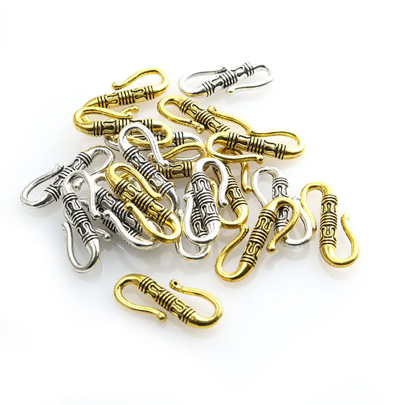 Top Trends: 20pcs Antique Style Zinc Alloy S Shaps Buckle Charm Connectors Bracelet Necklace Connect Clasps Diy Jewelry Findings Accessories Shoppable Styles - Image 2