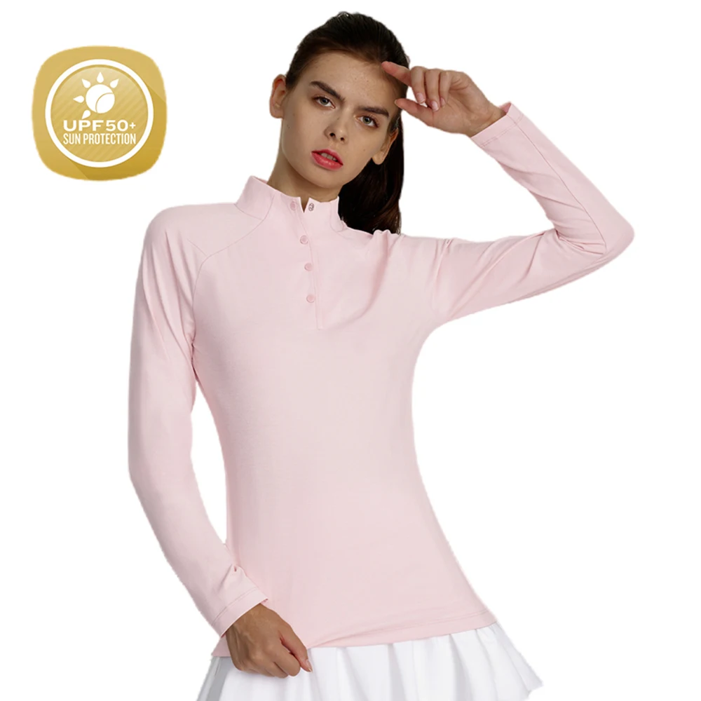 Top Trends: New In Korean Fashion Woman Clothes Golf Wear Women Long Sleeve T-shirts Sportswear Female Clothing Gym Yoga Tops Sports Shirts Shoppable Styles