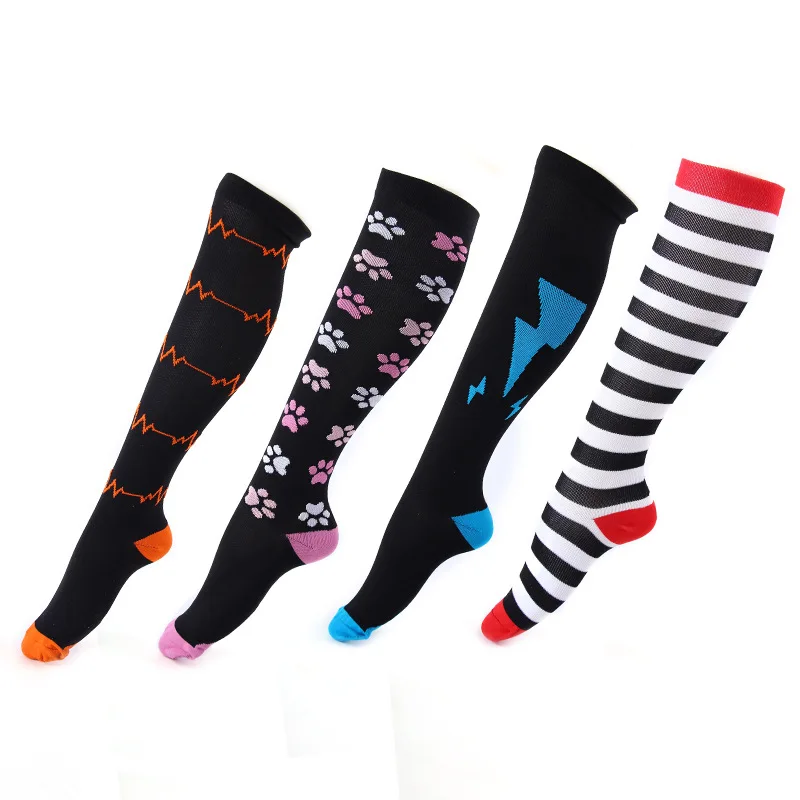 Top Trends: Men Sports Women Sock Stockings Compression Supply Running Riding Cycling Over Knee Basketball Biking Hockey Soccer Shoppable Styles