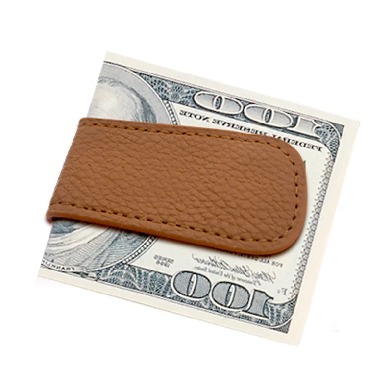 Top Trends: PU Leather Magnetic Money Clip Multifunctional Portable Business Card Holder Slim Unisex Passport Cover Mini Retro Pocket Wallet Shoppable Styles