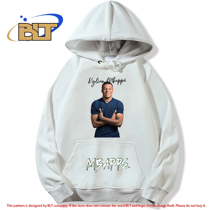 Top Trends: Mbappe Avatar Printed Adult Hoodie Autumn And Winter Velvet Sweatshirt Men's And Women's Universal Tops Sportswear Shoppable Styles