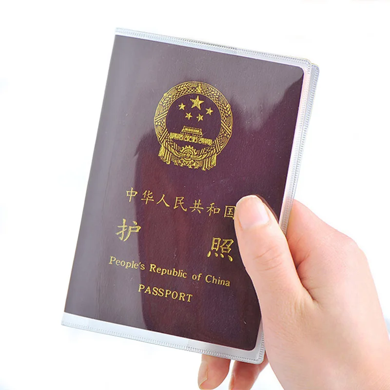 Top Trends: Transparent Plastic Passport Cover For Women And Men Waterproof Covers On The Passports Plastic Passport Sleeve Pass Holder Shoppable Styles