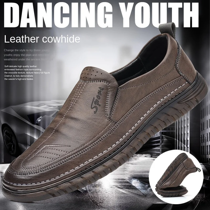 Top Trends: Man Shoe Genuine Leather Men Shoes Casual Italian Men Loafers Breathable Office Shoes Men Designer Slip On Driving Shoes Sneaker Shoppable Styles