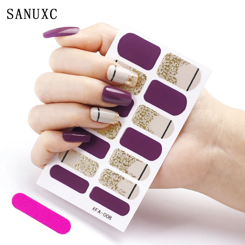 Top Trends: 14 Tips Full Cover Nail Stickers Factory Supplies Decals For Manicure Women Self Adhesive Stickers For Nails Art Decoration Shoppable Styles