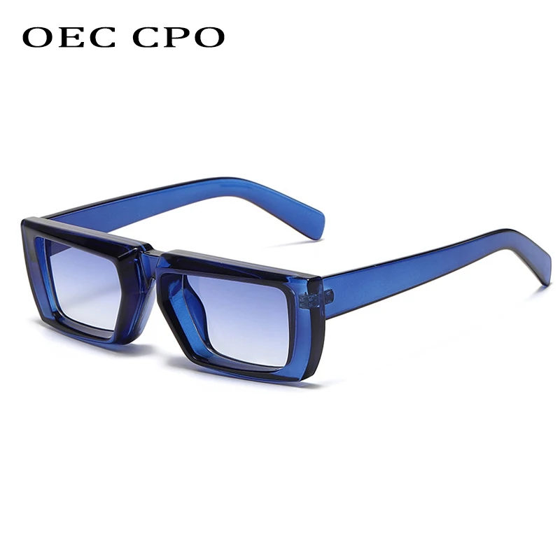 Top Trends: OEC CPO Vintage Rectangle Sunglasses Women Punk Small Frame Sun Glasses MenTrends Square Glasses UV400 Shades Fashion Eyewear Shoppable Styles - Image 2