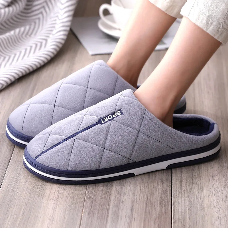 Top Trends: Size 47 48 49 50 Men Autumn Winter Warm Big Size Cotton Slippers Large Size Plus Home Bedroom Casual Shoes House Indoor Slides Shoppable Styles