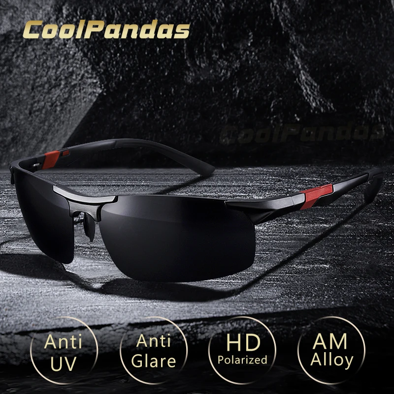 Top Trends: 2023 New Trendy Aluminum HD Sunglasses For Men Polarized UV400 Day Night Driving Glasses Male Outdoor Sport Anti-Glare Eyewear Shoppable Styles