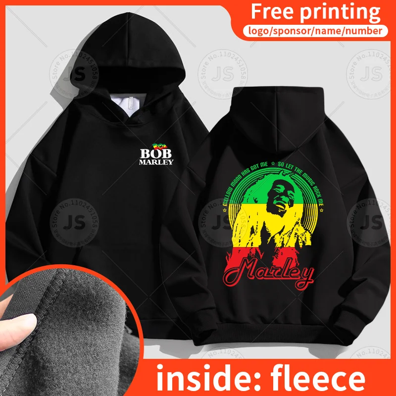 Top Trends: Bob Marley American Black Hoodie Men Women Loose Fashion Casual New Pullover Sweater Spring Street Retro Coat Oversize 6xl Shoppable Styles