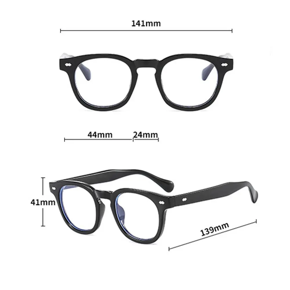 Top Trends: Anti Blue Protection Computer Eyeglasses Polygon Frame Anti-blue Light Eyeglasses Optical Eyeglasses Men Women Eyewear Shoppable Styles - Image 6