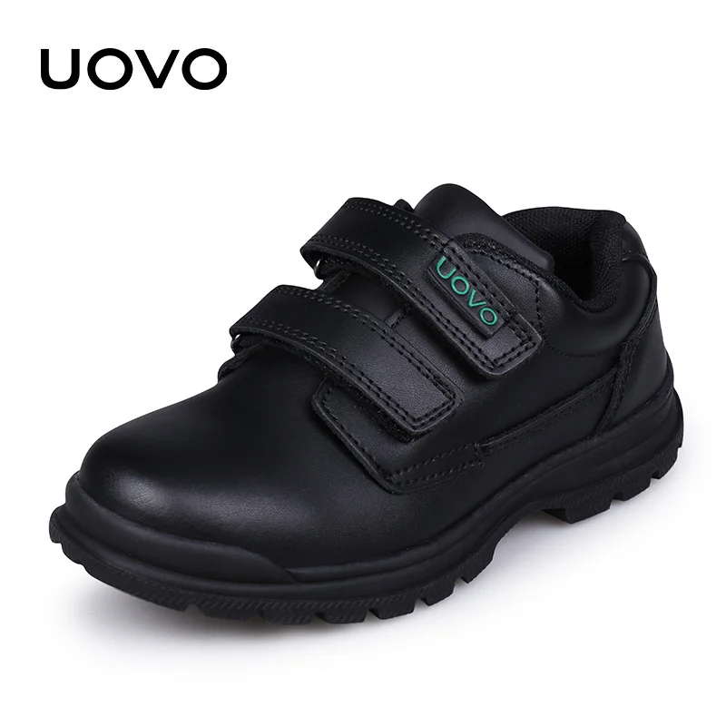 Top Trends: UOVO Kids Leather Shoes For Boys School Show Dress Shoes Classic British Oxford Shoes Children Wedding Loafer Moccasins Shoppable Styles