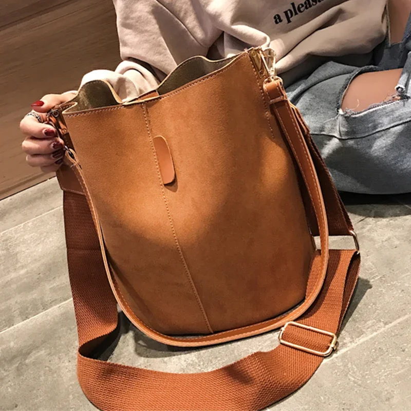 Top Trends: Designer Handbags Ladies Bucket Bag PU Leather Shoulder Bags Large Capacity Crossbody Bags For Women 2023 New Tote Bag Shoppable Styles