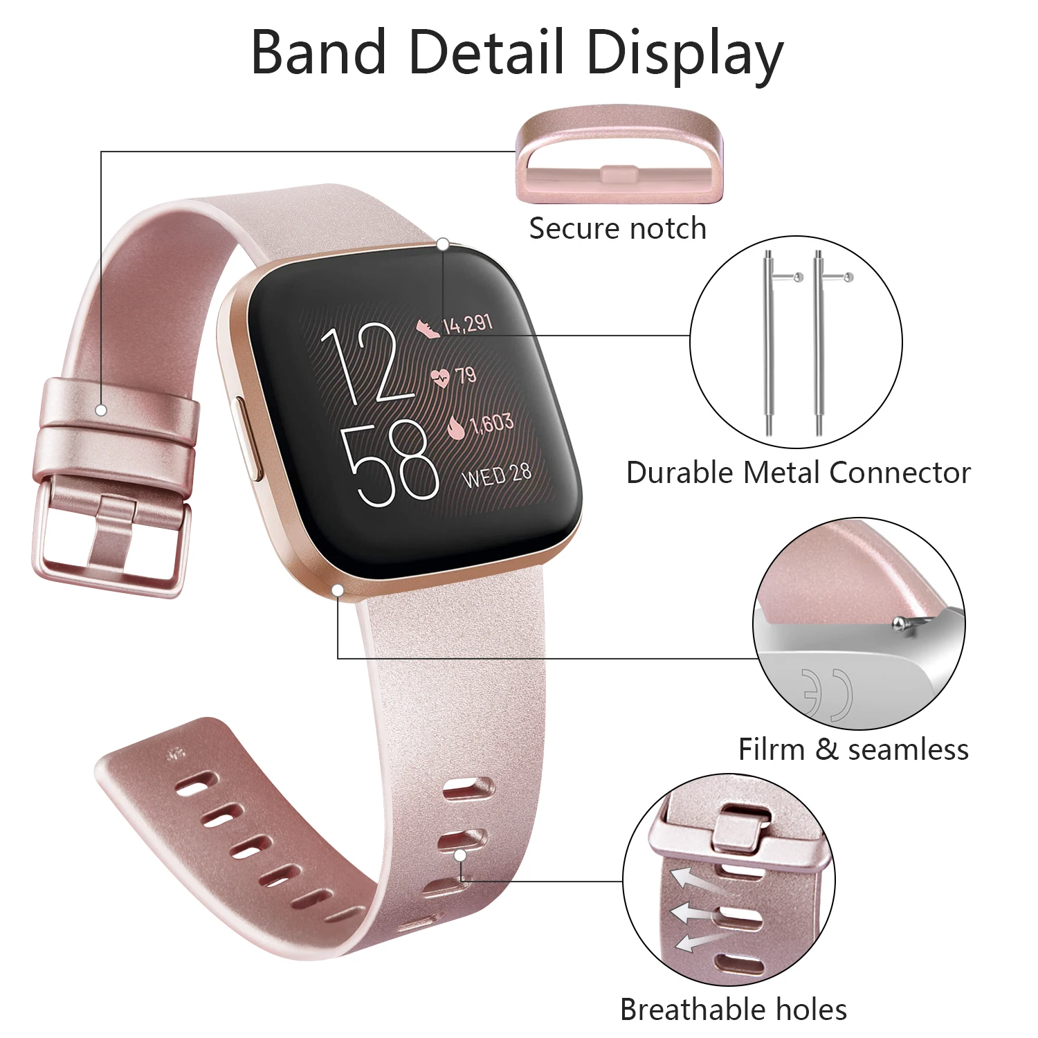 Top Trends: New Strap For Fitbit Versa 2 Versa Band Strap Soft TPU Replacement Bracelet For Fitbit Versa 2 Versa Lite Watchband Wristband Shoppable Styles - Image 6