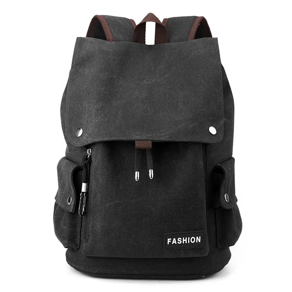 Top Trends: Men Backpack Retro Travel Bagpack Large Capacity Backbag College Student School Bags For Teenager Men Shoulder Bag Shoppable Styles