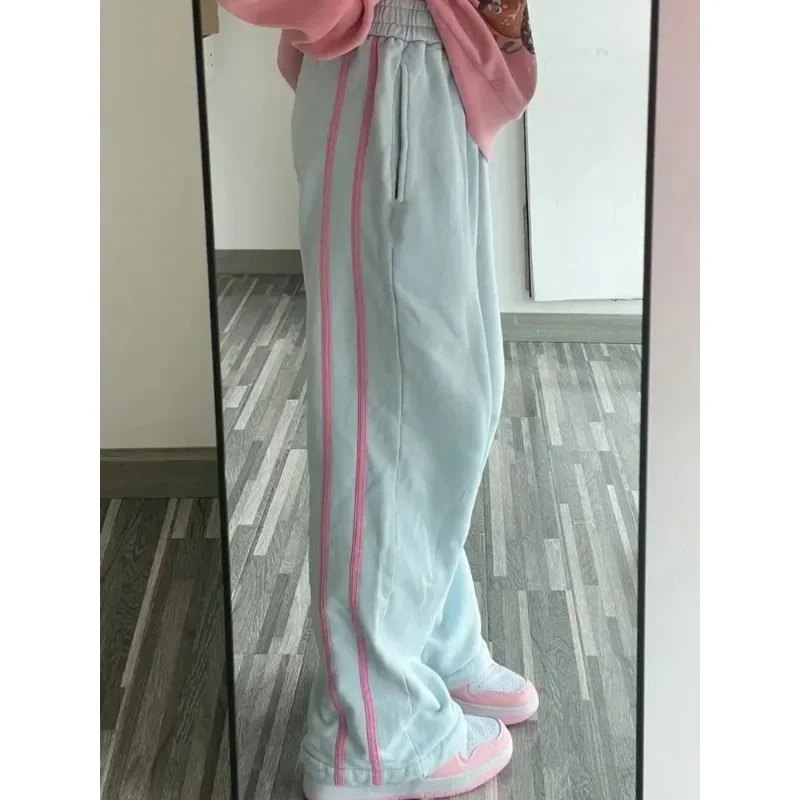 Top Trends: Deeptown Y2k Casual Sport Sweatpants Women Kpop Oversize Striped Baggy Korean Fashion Jogger Pants Autumn Wide Cutecore Hippie Shoppable Styles