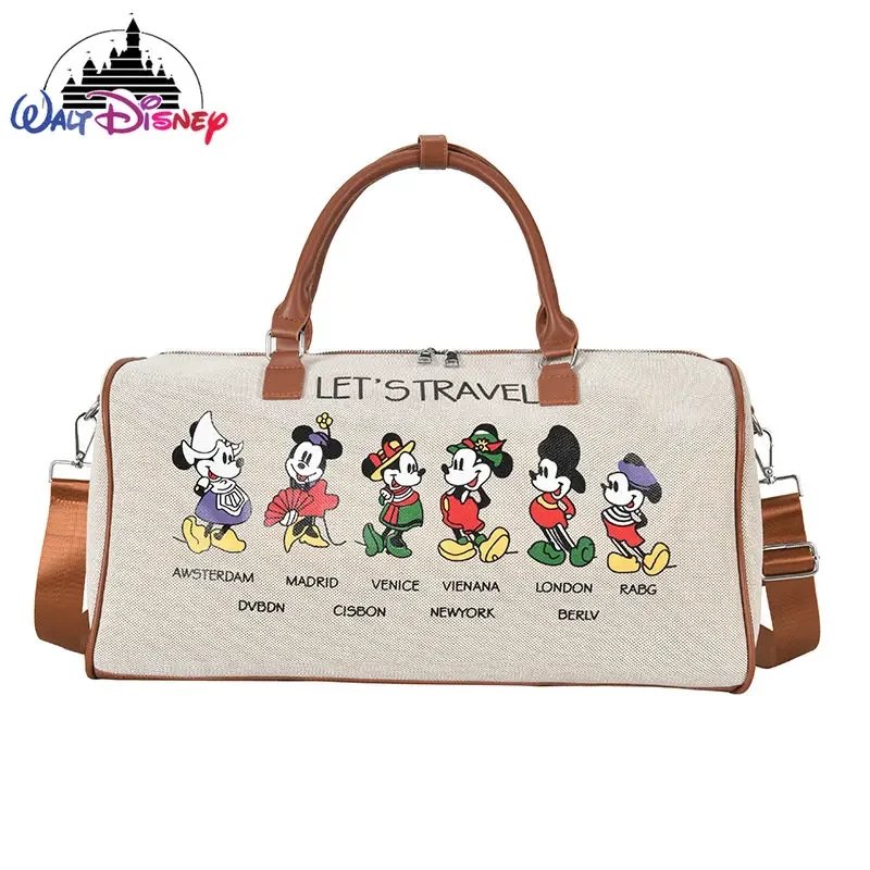 Top Trends: Disney Mickey New Women's Travel Bag Luxury Brand Travel Handbag Large Capacity Fashion Leisure Boarding Bag Fitness Bag Shoppable Styles