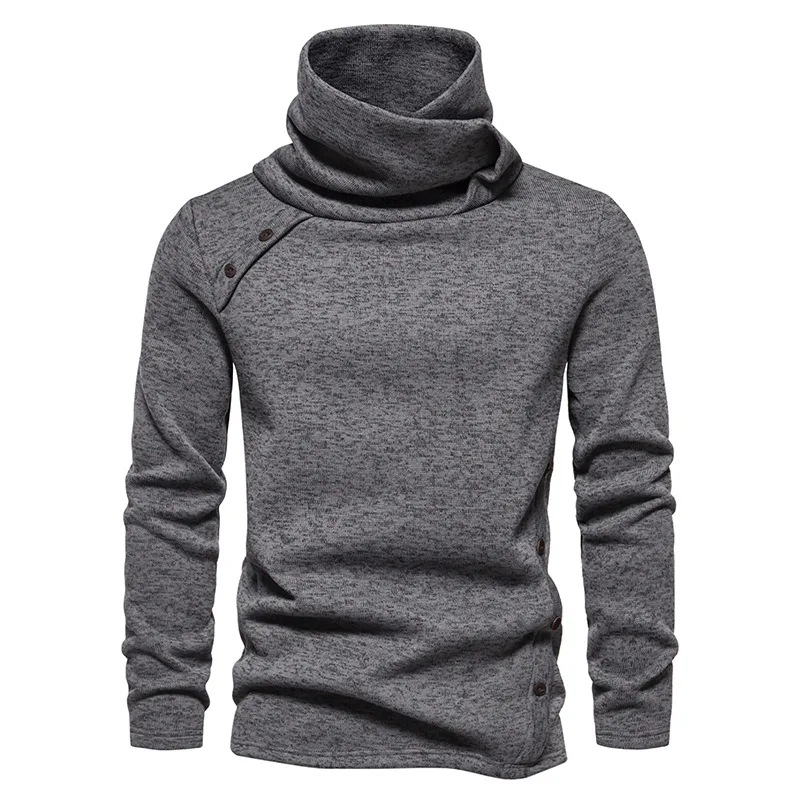 Top Trends: Autumn Fashion Sweaters For Men Vintage Fashion Pullover Turtleneck Sweater 2023 Brand New Soft Warm Casual Mens Clothing Sueter Shoppable Styles