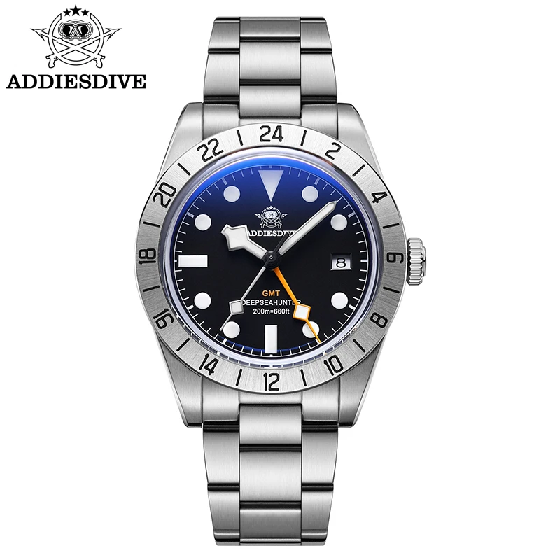 Top Trends: Addies Dive 2023 NEW Men Watches BGW9 Super Luminous Bubble Mirror Glass GMT Watch 20Bar Waterproof Quartz Watches Reloj Hombre Shoppable Styles