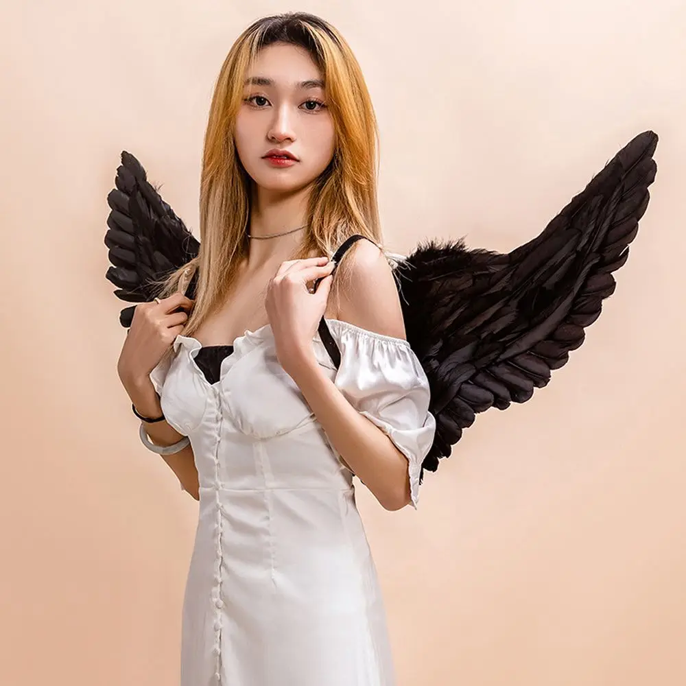 Top Trends: Women Child Angel Feather Wing Photo Props Dance Show Wedding Birthday Party Headwear DIY Home Decoration Shoppable Styles