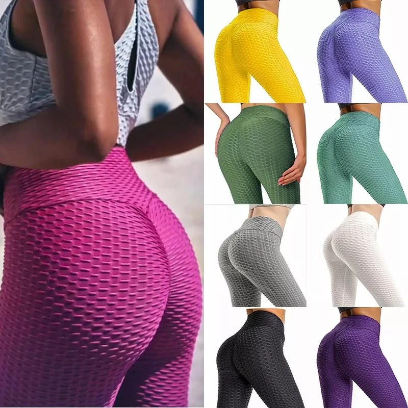 Top Trends: Butt Crack Booty Leggings Women Clothes Anti Cellulite Seamless Leggins Push Up High Waist Lift Sports Yoga Pants Fitness Tights Shoppable Styles