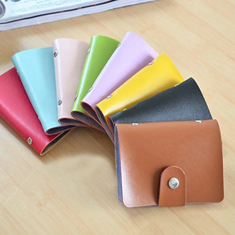 Top Trends: Card Bag Card Sleeve Multi-card Slim PU Leather ID Credit Card Holder Solid Color Pocket Case Purse Wallets Card Bags Card Cover Shoppable Styles