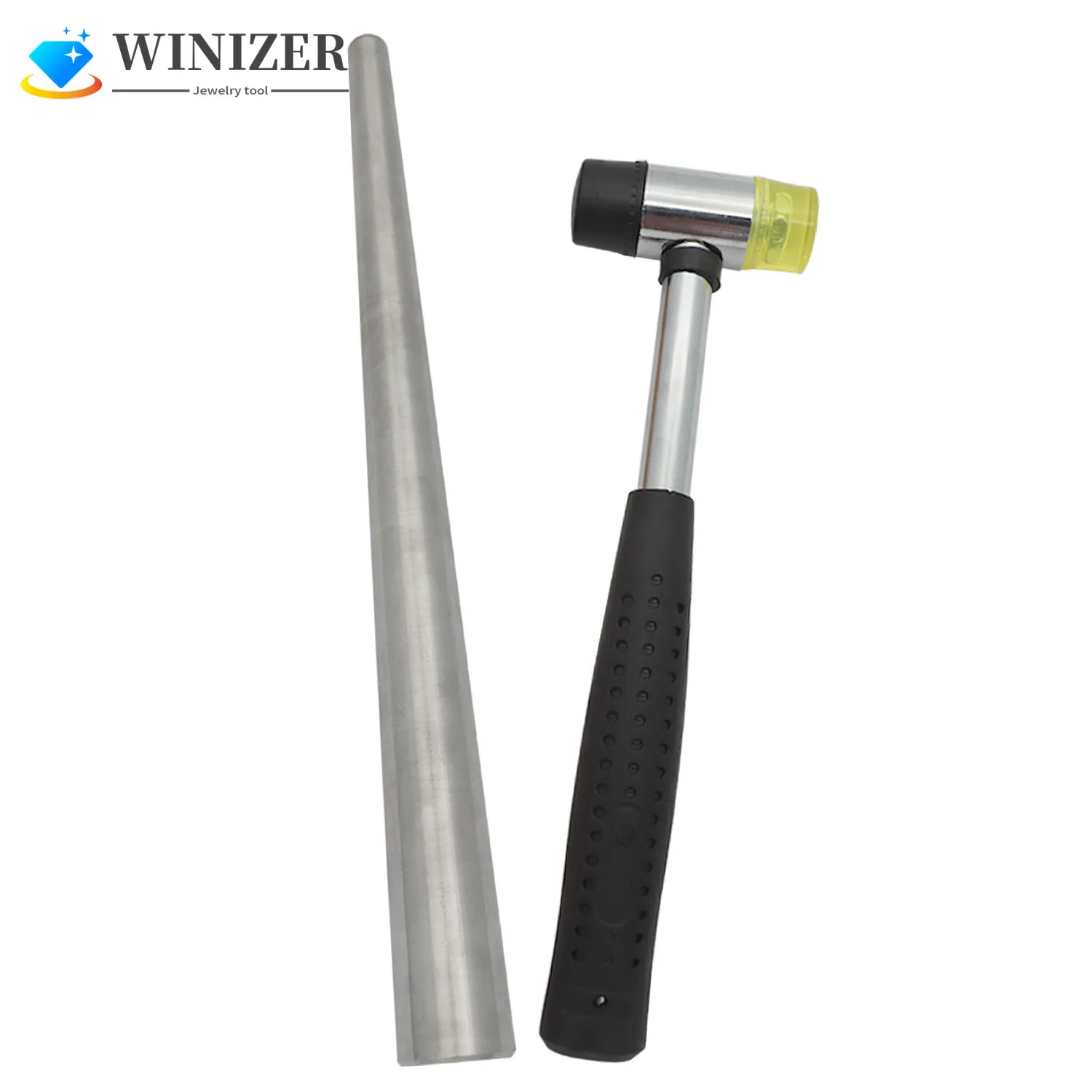 Top Trends: Ring Sizer Mandrel Kit Jewelers Rubber Hammer Mallet With Steel Ring Mandrel Sizer Sizing Adjuster Repair Tool Jewelry Making Ki Shoppable Styles