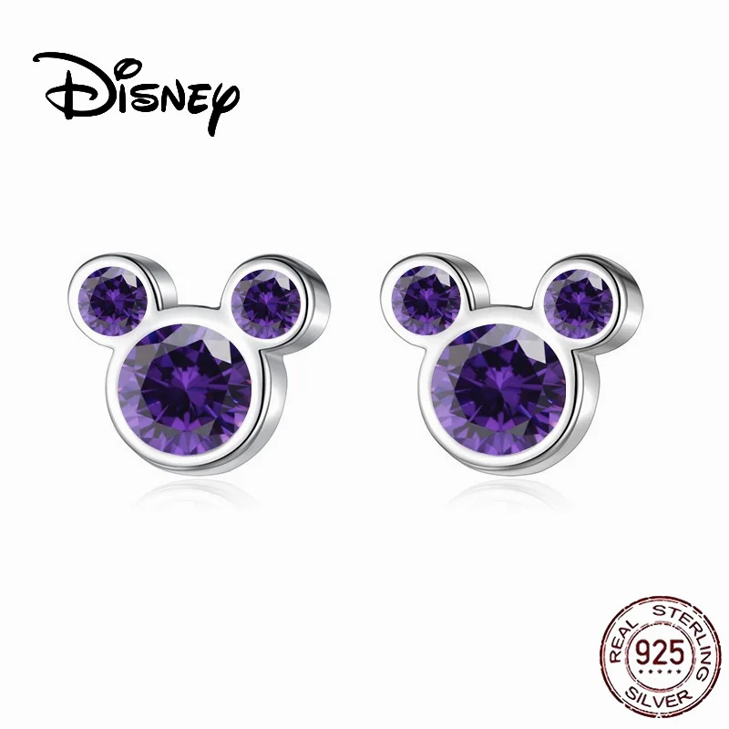 Top Trends: Disney Mickey Mouse Earrings 925 Sterling Silver Mickey Series Mickey Earrings Earstuds Sterling Silver Women's Star Earrings Shoppable Styles - Image 3