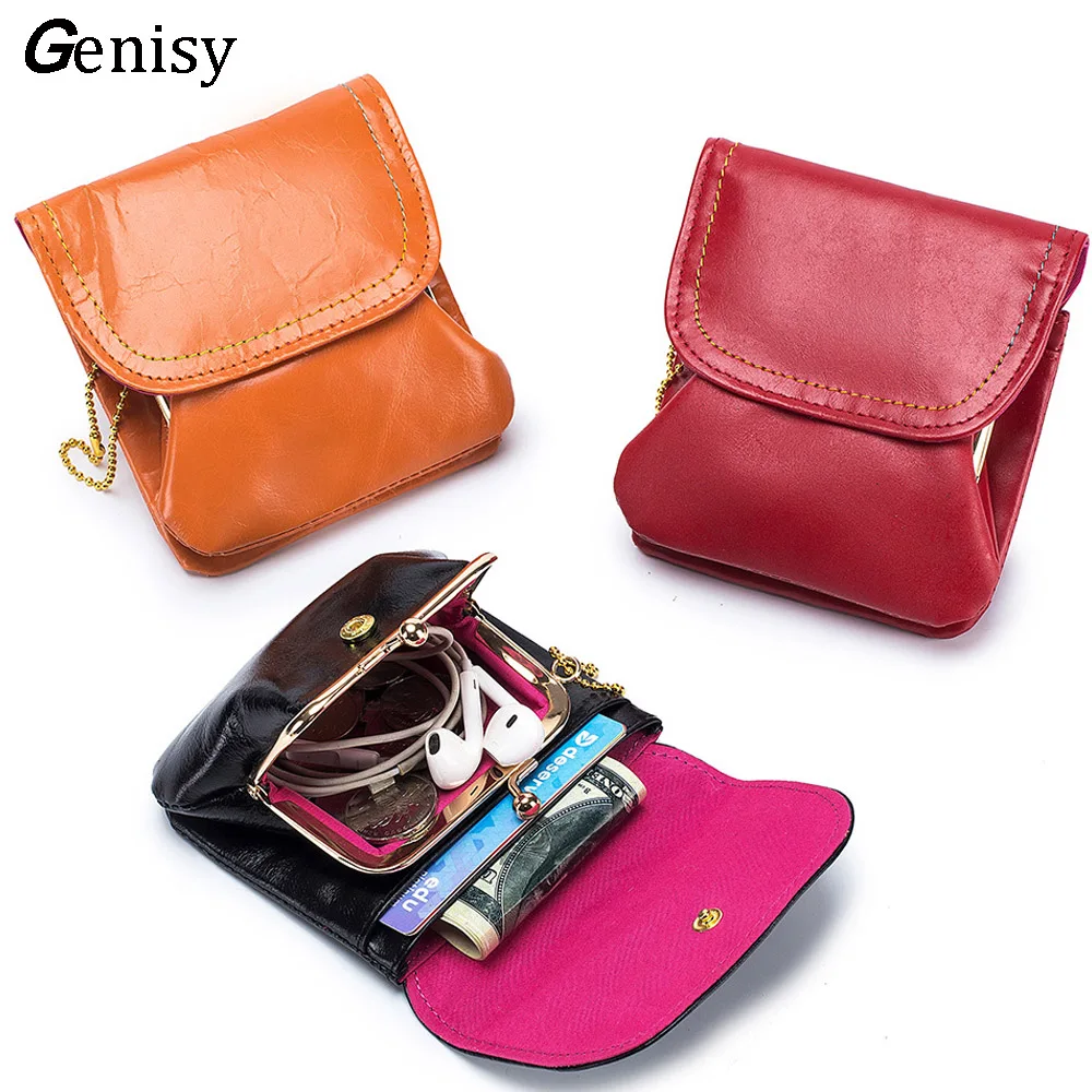 Top Trends: Women Small Coin Purse Bag Wallet Change Purses Money Bags Mini Wallets Cow Leather Vintage Key Card Coin Earphone Holder Pouch Shoppable Styles