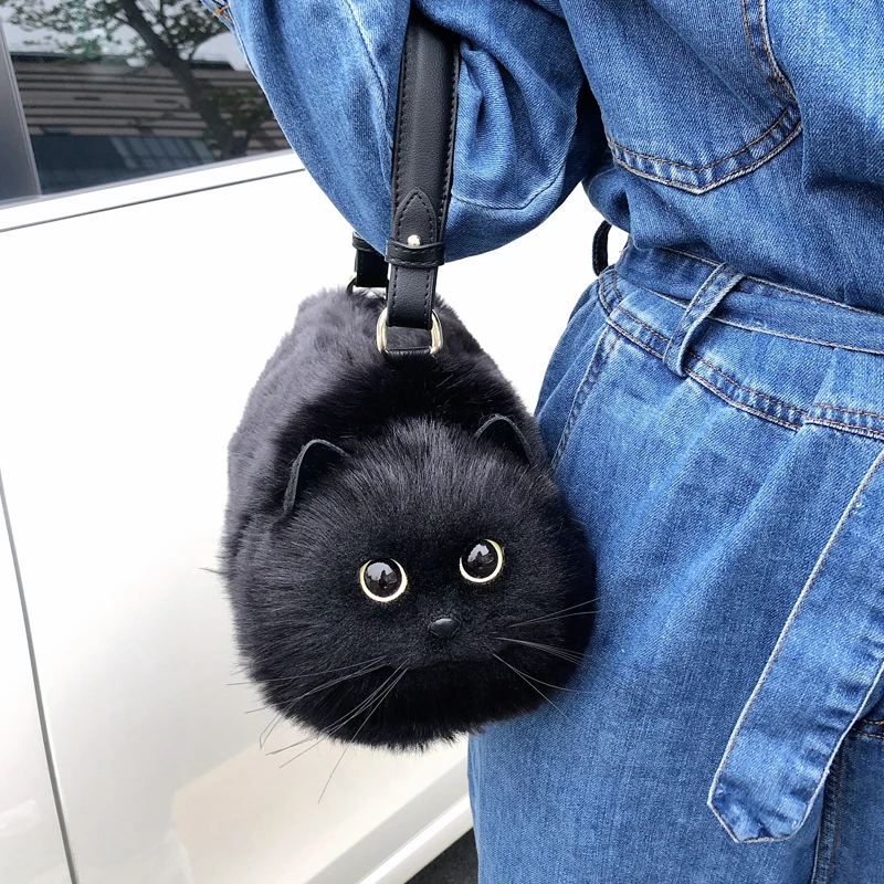 Top Trends: Cat Bag, Messenger Bag, Versatile Small And Cute, Fashionable Bag Women's Cross Bag Autumn And Winter High-level Design Shoppable Styles - Image 2