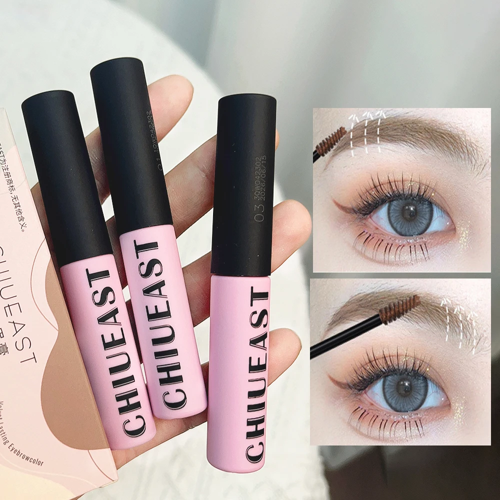 Top Trends: Waterproof Liquid Dyeing Eyebrow Cream Makeup Lasting Matte Dye Eyebrow Tattoo Tint Brow Enhacer Gel Brown Mascara Cosmetic Shoppable Styles - Image 3