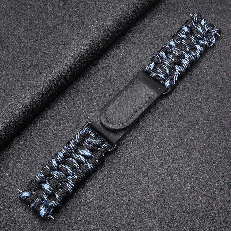 Top Trends: 20 22mm Braided Strap For Samsung Galaxy Watch 3 / 4 / 5 / 6 41 / 45mm 40 / 44mm 42 / 46mm Band For Huawei GT3 GT 2e GT2 Nylon Rope Bracelet Shoppable Styles - Image 4