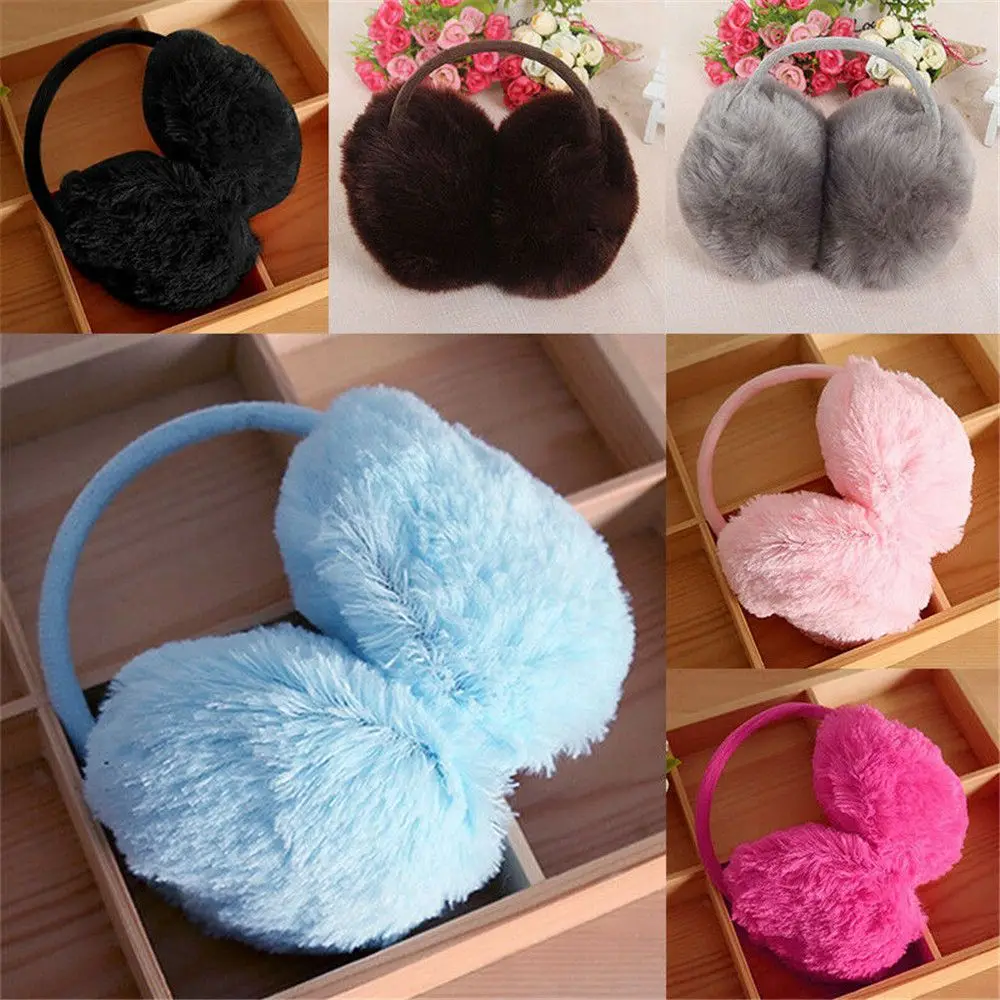 Top Trends: New Winter Ear Muffs Warm Earflaps Women Fluffy Cosy Earmuffs Plush Soft Ear Warmer Shoppable Styles