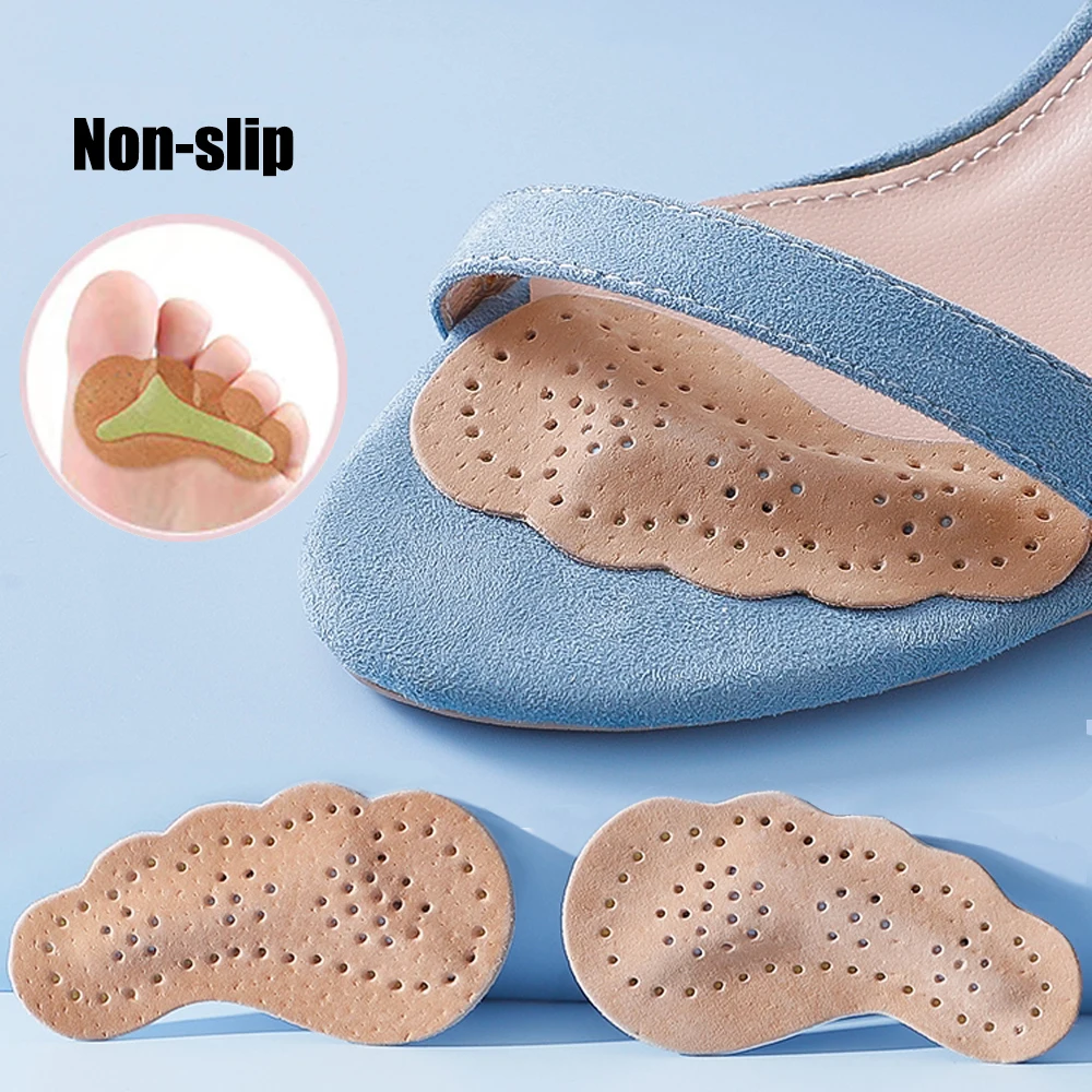 Top Trends: Leather Forefoot Pad For Women Sandals High Heels Non-slip Shoes Insoles For Women&#039;s Shoes Insert Adhesive Anti Slip Stickers Shoppable Styles