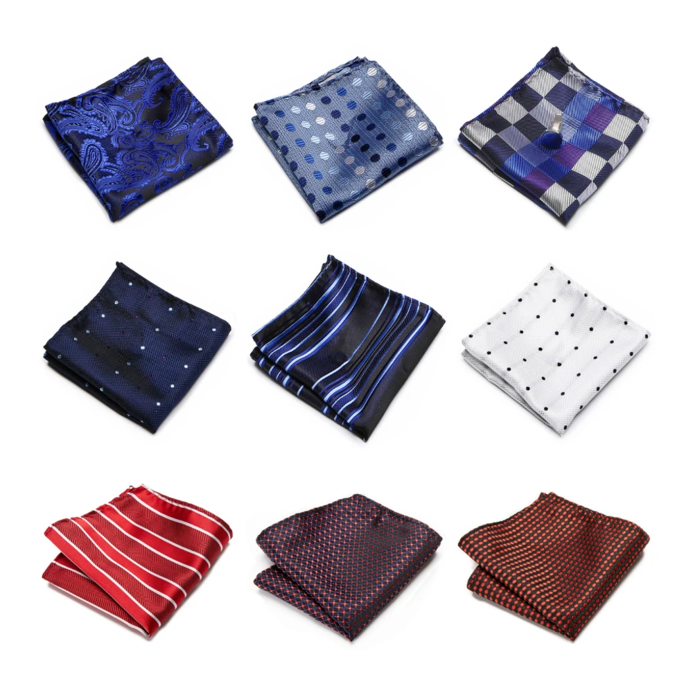 Top Trends: High Grade 2023 New Style Hot Sale Silk Handkerchief Black Suit Accessories Solid Men Abraham Lincoln&#039;s Birthday Pocket Square Shoppable Styles