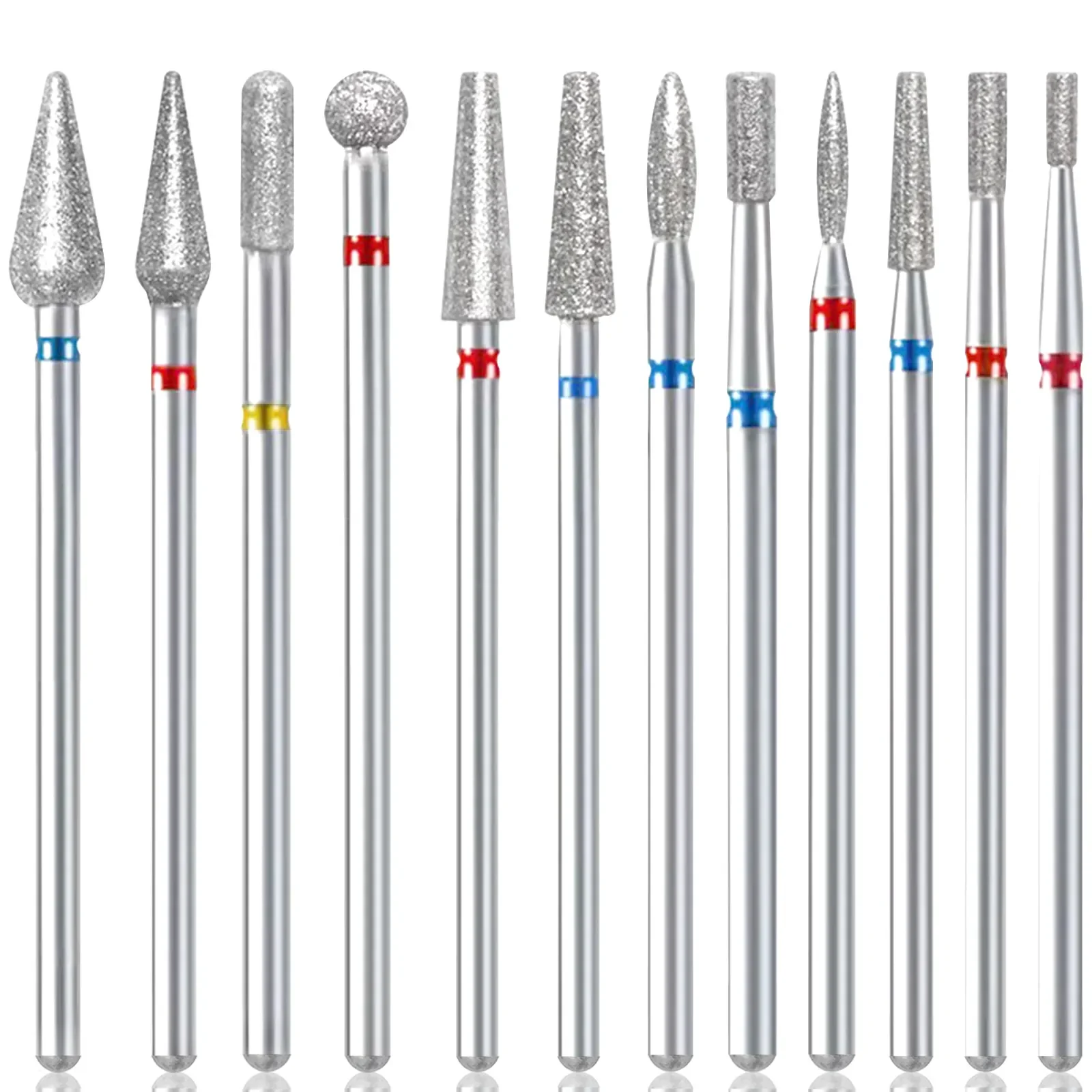 Top Trends: Nail Drill Bits Milling Cutters Pedicure Diamond Burrs For Ceramic Cuticle Clean Tools Nails File Grinding Head Accessories Shoppable Styles