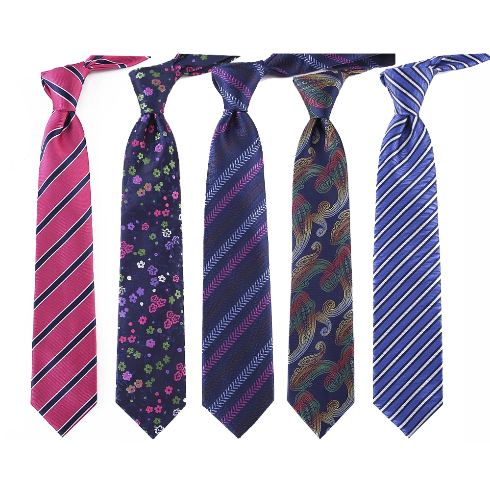 Top Trends: Tailor Smith Fashion Hot Sale Style Luxury Paisley Floral Neckties Business Polyester Ties For Suit Accessories Shoppable Styles