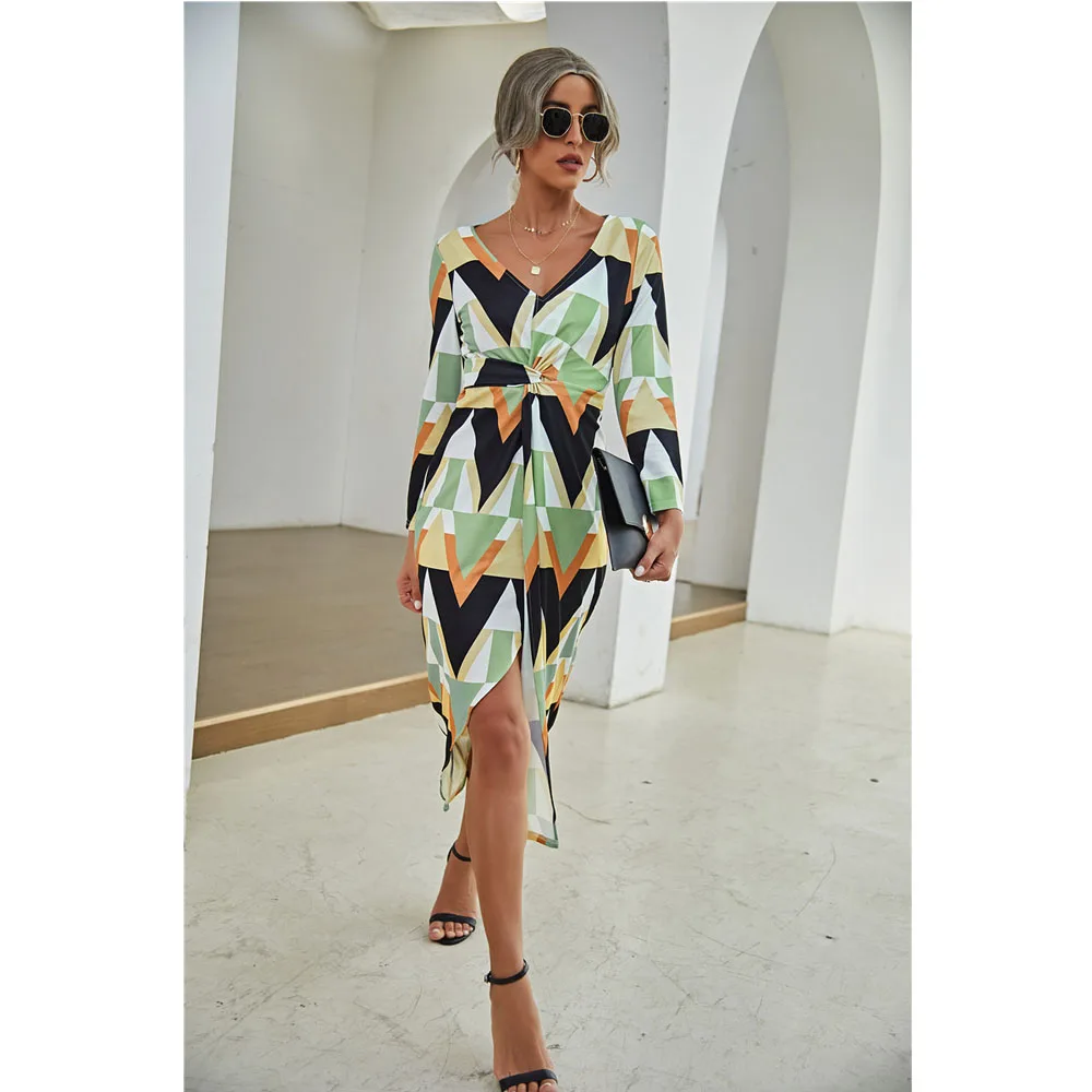 Top Trends: Women Elegant Bodycon Evening Party Long Dresses 2023 Autumn Winter Sexy High Spilt Long Sleeve Office Lady Maxi Dress Vestidos Shoppable Styles - Image 6